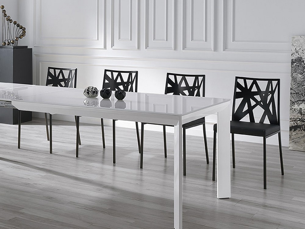 Silla de acero con asiento tapizado Star de Ramiro Tarazona - 2