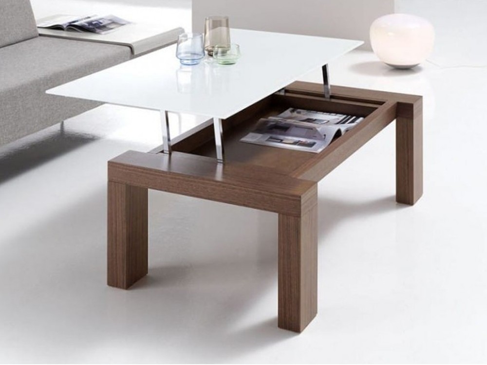 Mesa de centro elevable Armonía Cristal Indesan - 2