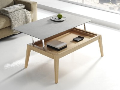 Mesa de centro elevable Nordic porcelánico Indesan - 2
