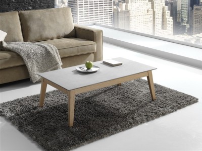 Mesa de centro elevable Nordic porcelánico Indesan - 1