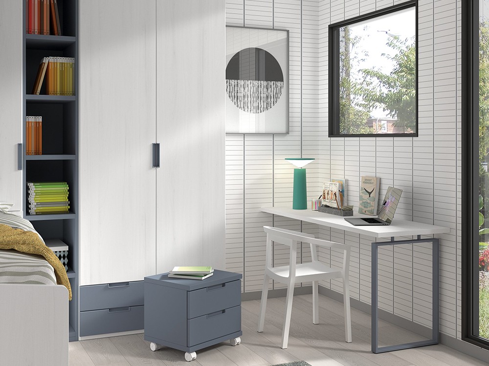 Composición Bicama con puente y armario Formas F014 de Glicerio Chaves - 2