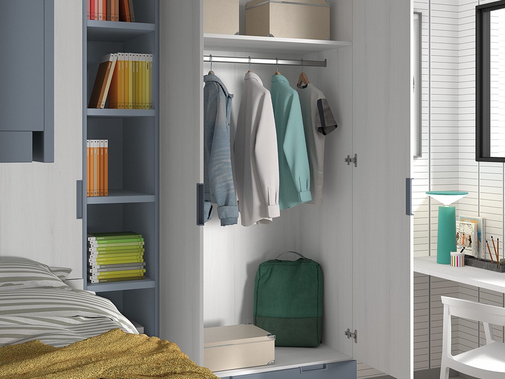 Composición Bicama con puente y armario Formas F014 de Glicerio Chaves - 4