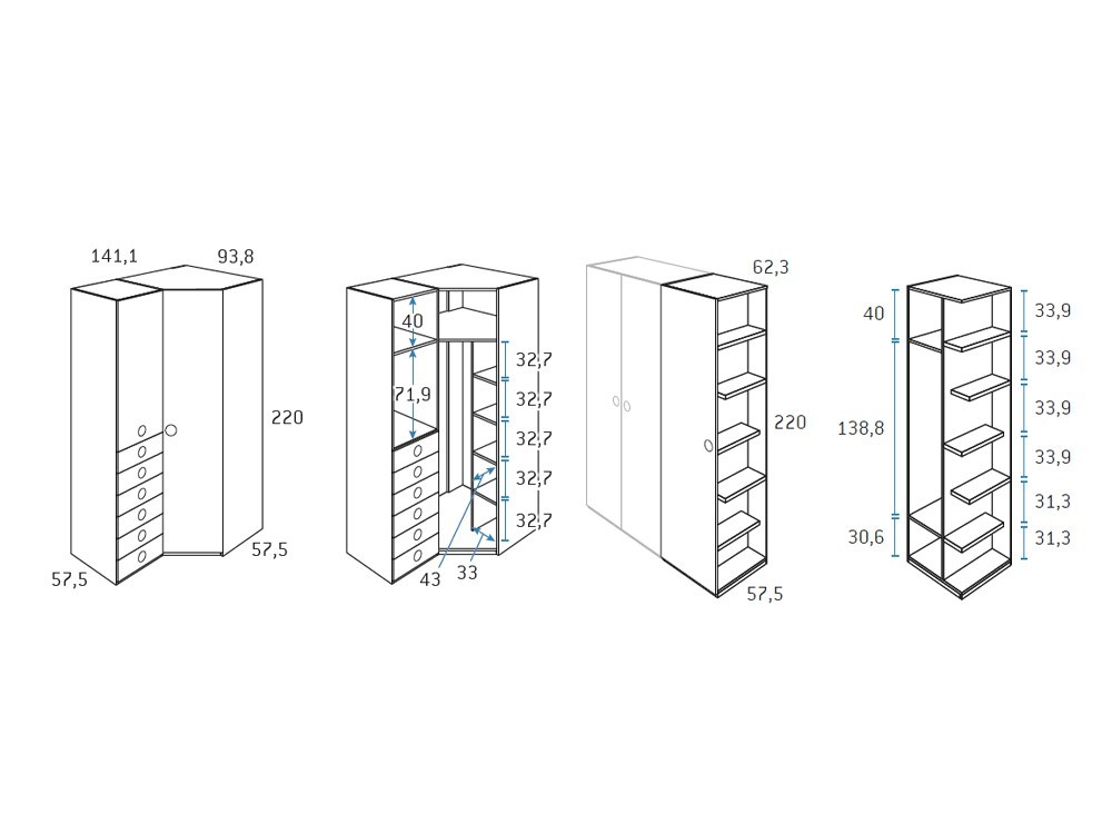 Cama compacta con escritorio Formas F023 de Glicerio Chaves - 8