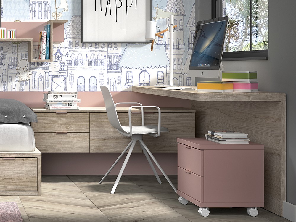 Cama compacta con dos baúles Formas F103 de Glicerio Chaves - 2