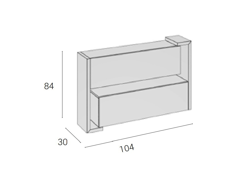 Mueble zapatero suspendido Adams Brave 31 BoCubi