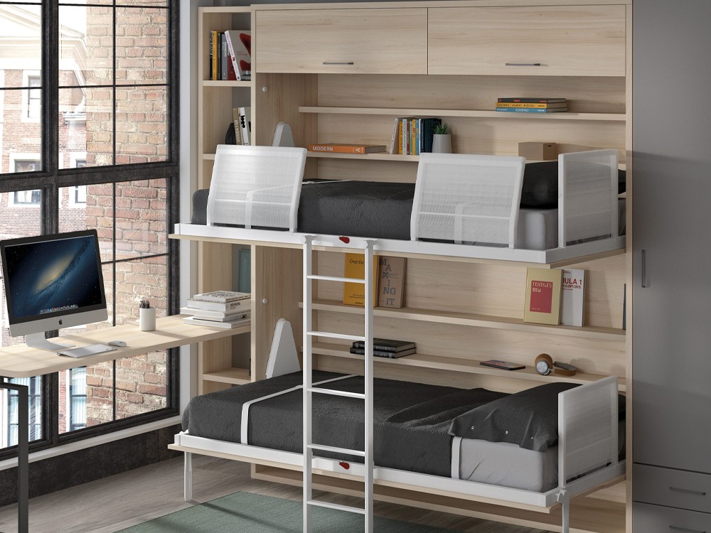 Litera abatible horizontal con altillo Formas F255 de Glicerio Chaves - 2