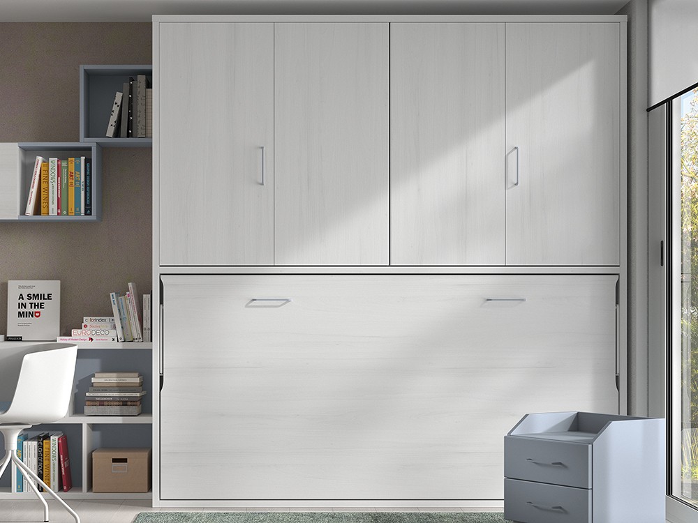 Cama abatible horizontal con armario Formas F256 de Glicerio Chaves - 3