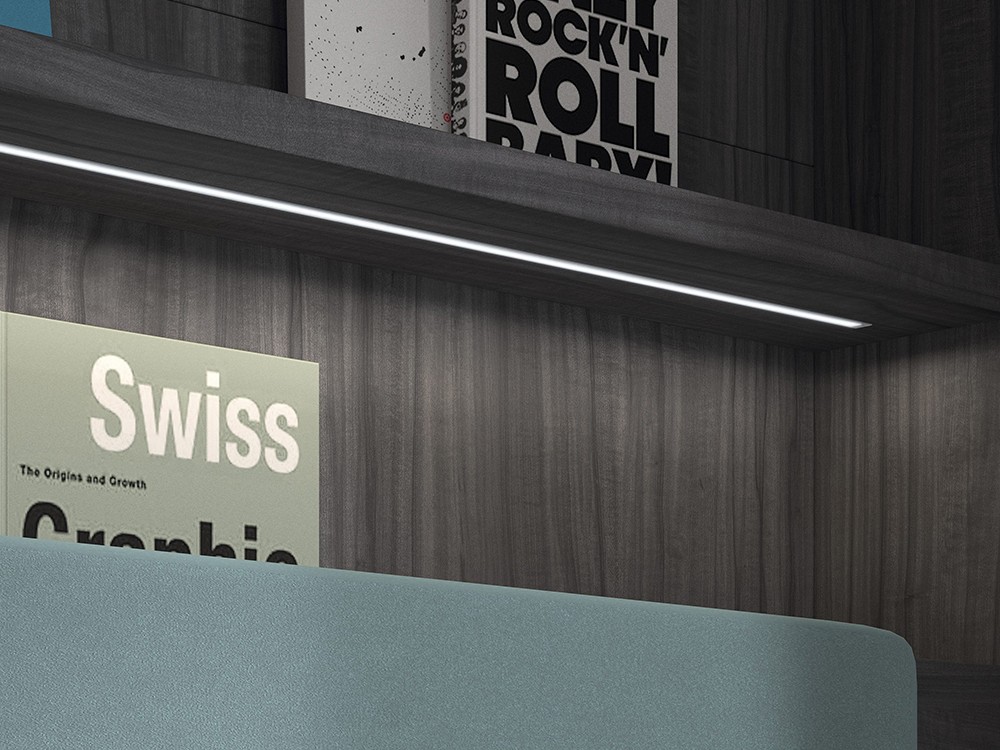 Cama abatible vertical 90 con altillo Formas F261 de Glicerio Chaves - 4