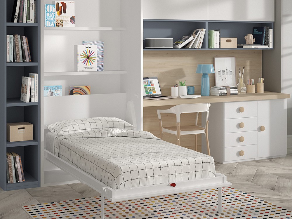 Cama abatible vertical 90 con altillo Formas F264 de Glicerio Chaves - 2