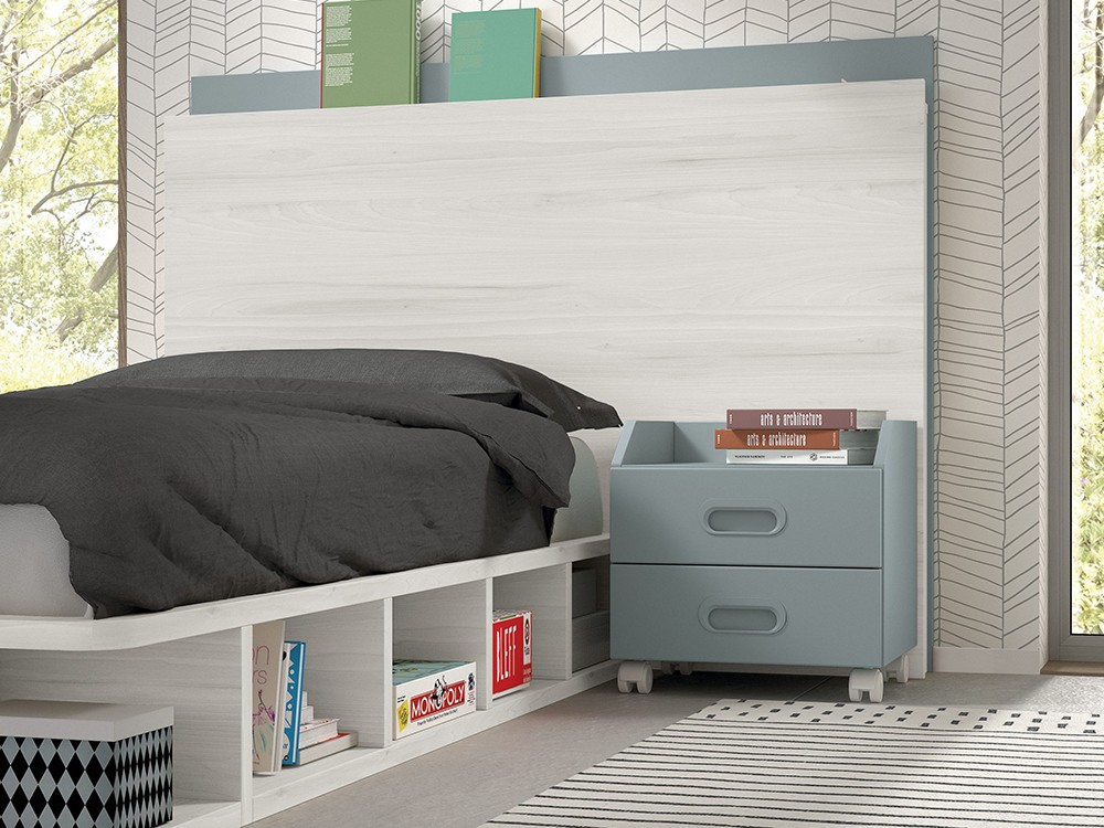 Cama tatami con cabecero Formas F305 de Glicerio Chaves - 2