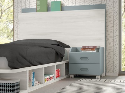 Cama tatami con cabecero Formas F305 de Glicerio Chaves - 2