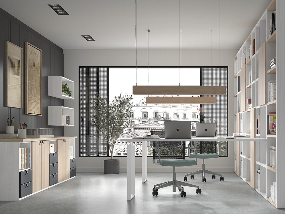 Composición de oficina Formas F352 de Glicerio Chaves - 2