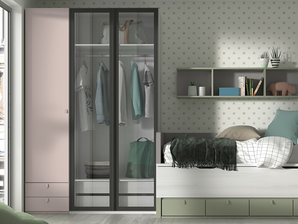 Armario con puerta de cristal Clair Formas de Glicerio Chaves - 3