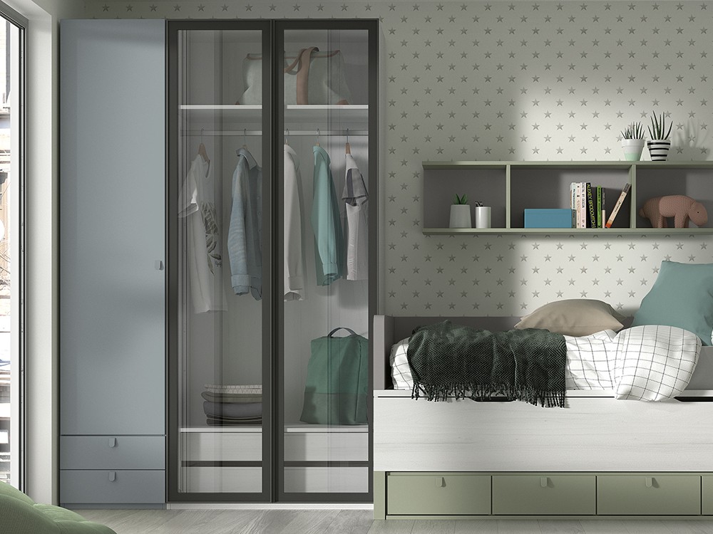 Armario con puerta de cristal Clair Formas de Glicerio Chaves - 5