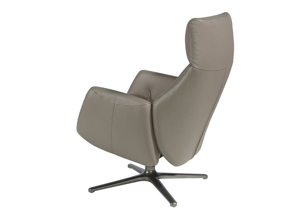 Sillón giratorio reclinable tapizado en piel 5092 de Ángel Cerdá - 5