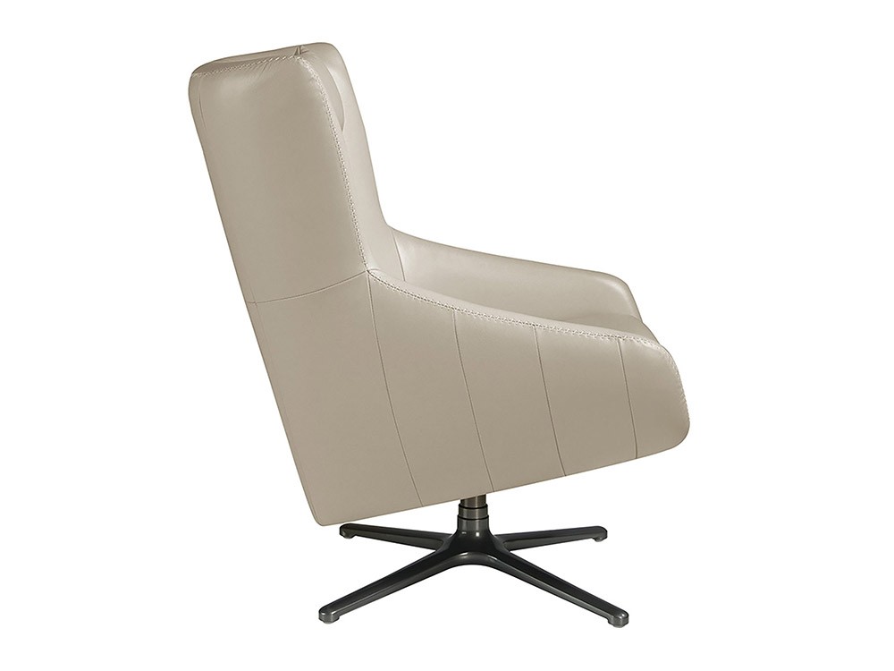 Sillón giratorio tapizado en piel 5090 de Ángel Cerdá - 3