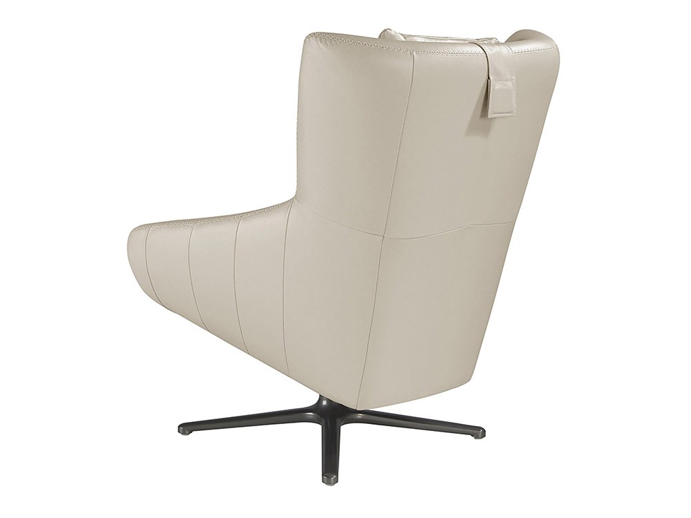 Sillón giratorio tapizado en piel 5090 de Ángel Cerdá - 4