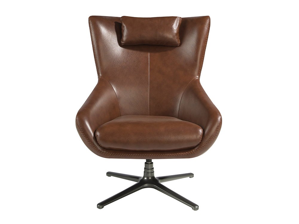 Sillón giratorio tapizado en piel 5089 de Ángel Cerdá - 4