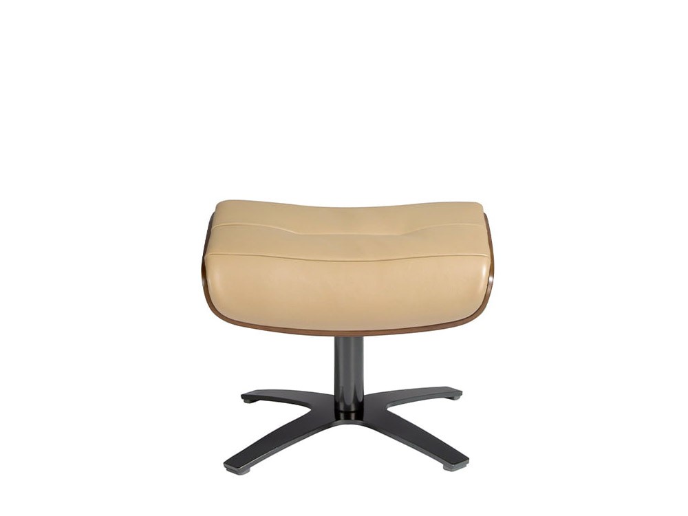 Sillón giratorio relax tapizado en piel 5087 con o sin otomán de Ángel Cerdá - 10