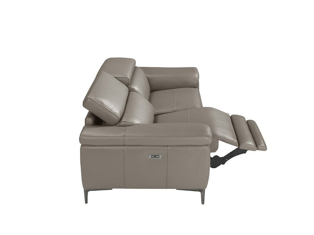 Sofá relax eléctrico de 2 o 3 plazas tapizado en piel 6121 o 6122 de Ángel Cerda - 8