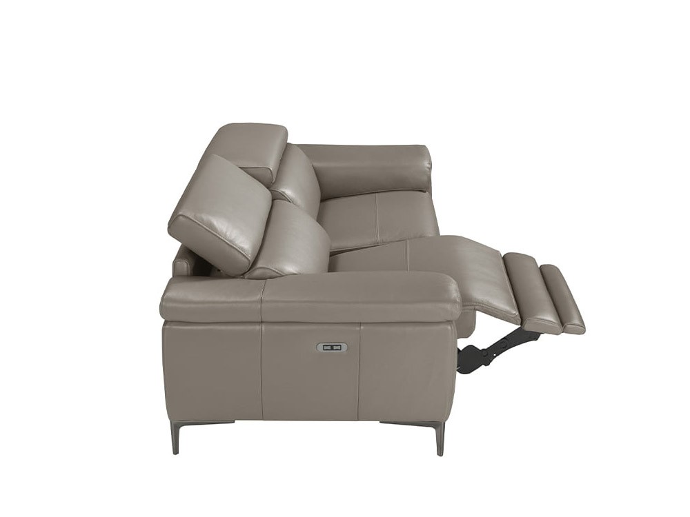 Sofá relax eléctrico de 2 o 3 plazas tapizado en piel 6121 o 6122 de Ángel Cerda - 15