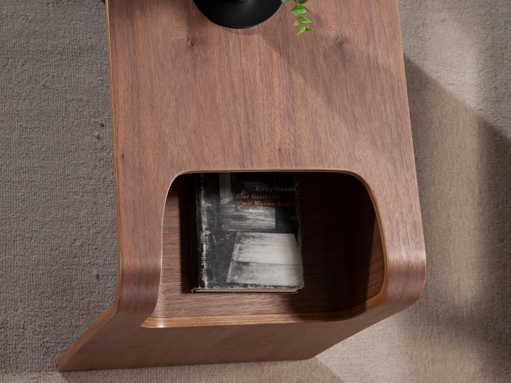 Mesa auxiliar chapa nogal 2110 de Ángel Cerdá - 2