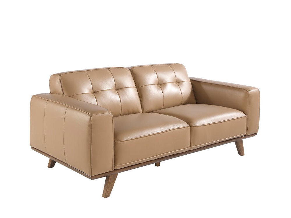Sofá tapizado en piel capitoné 6119 Angel Cerdá-4