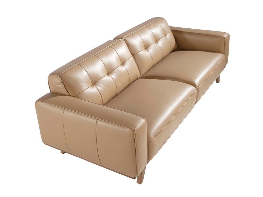 Sofá tapizado en piel capitoné 6120 Angel Cerdá-3