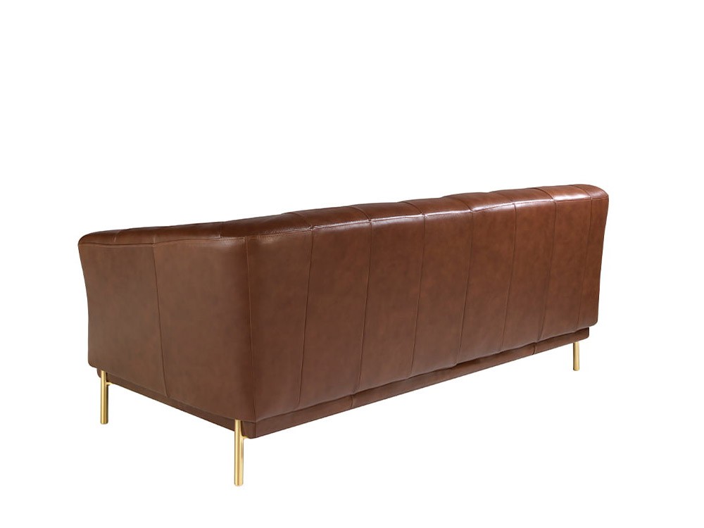 Sofá chester tapizado en piel capitoné 6139 o 6140 de Ángel Cerdá - 5