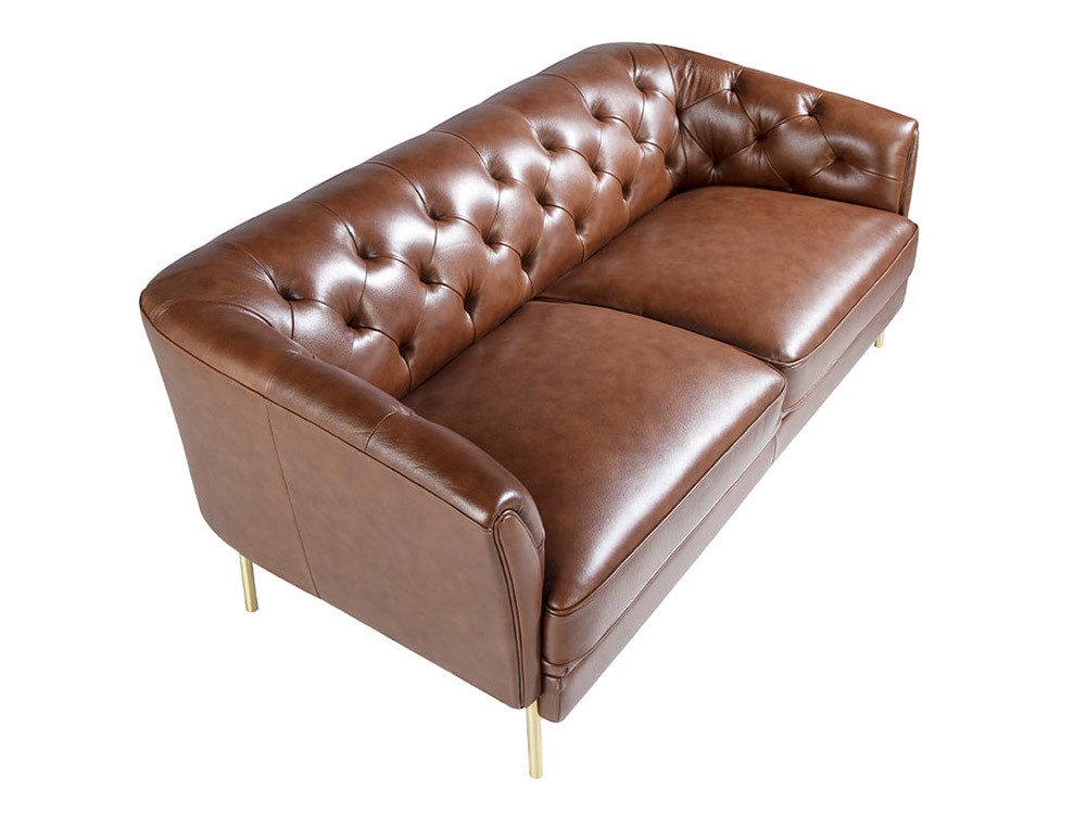 Sofá chester tapizado en piel capitoné 6139 o 6140 de Ángel Cerdá - 7