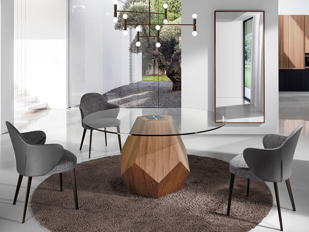 Espejo de pie 3213 con marco en nogal de Ángel Cerdá - 2