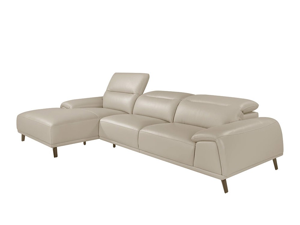 Sofá chaiselongue tapizado en piel 6149 o 6150 de Ángel Cerdá - 3