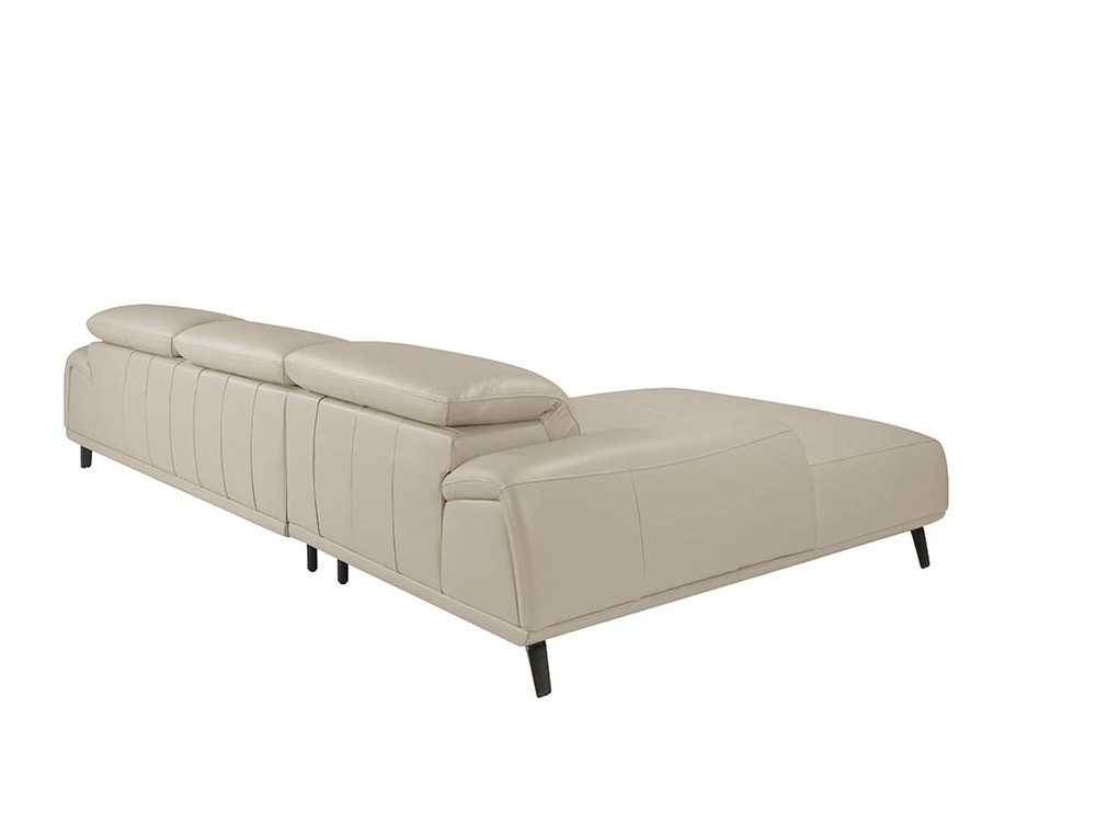 Sofá chaiselongue tapizado en piel 6149 o 6150 de Ángel Cerdá - 4