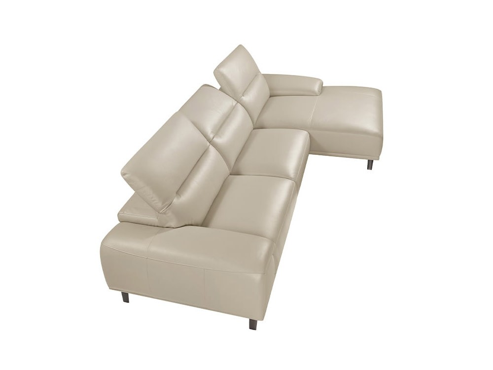 Sofá chaiselongue tapizado en piel 6149 o 6150 de Ángel Cerdá - 17