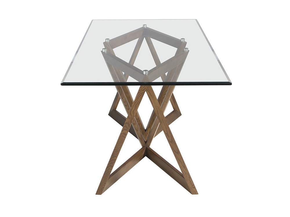 Mesa de cristal templado y madera 1102 de Ángel Cerdá - 6