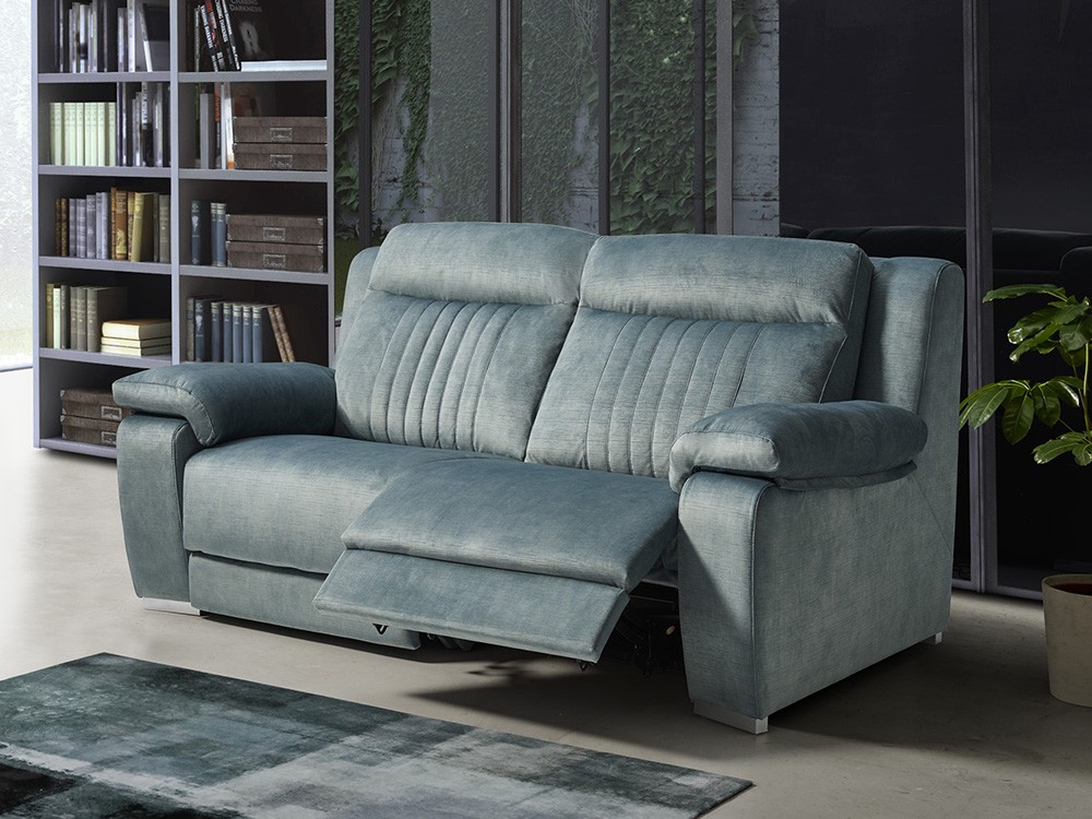 Sofá de 2 o 3 plazas con sistema fijo o relax Gladio de Acomodel - 7