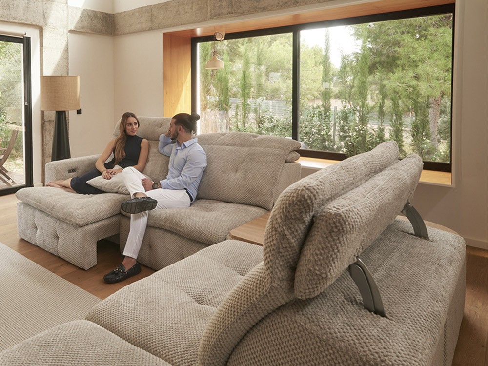 Sofá deslizante en esquina Yanai Acomodel