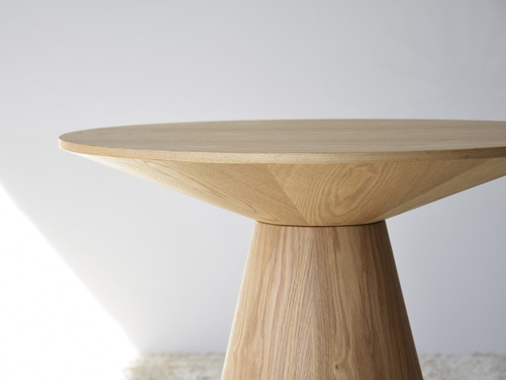 Mesa Auxiliar Redonda Fresno Natural VP