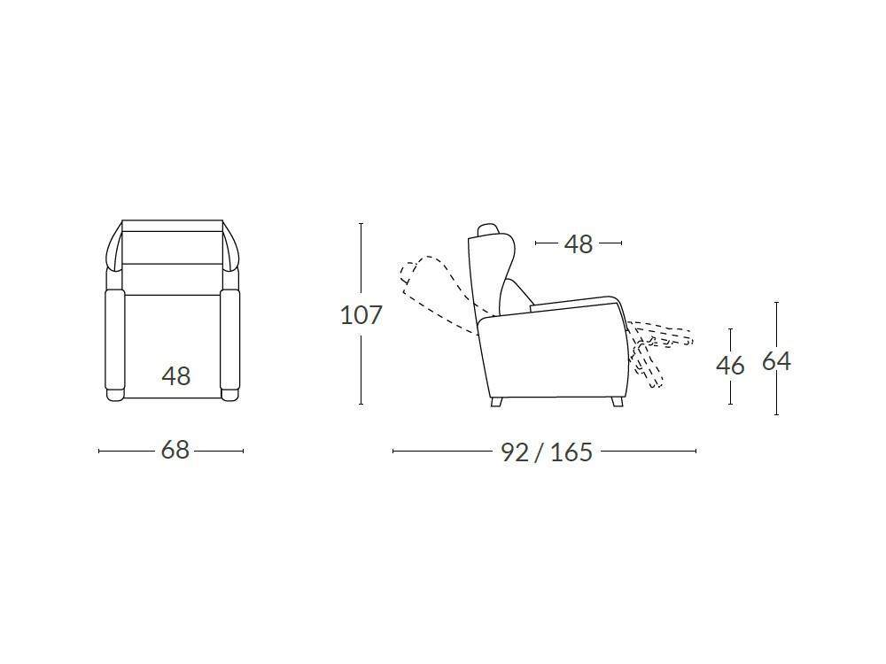 Sillón con mecanismo relax Ágata Acomodel - 5