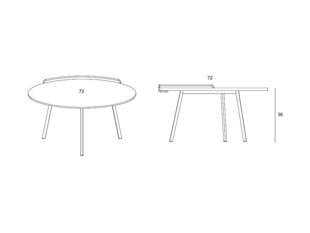 Mesa de centro redonda Fez Nim de Mobenia - 5