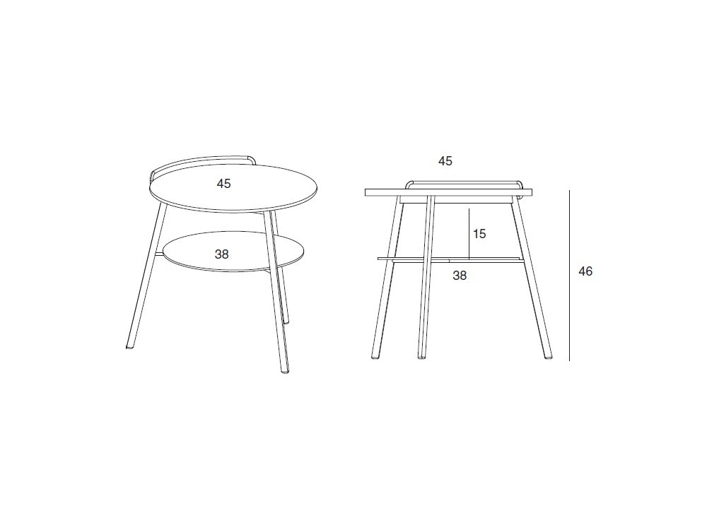 Mesa auxiliar Fez Nim de Mobenia - 3