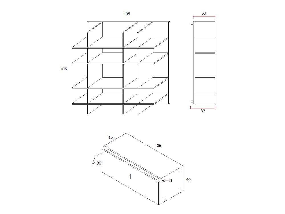 Composición multifunción laminado Med 36 de Mobenia - 3