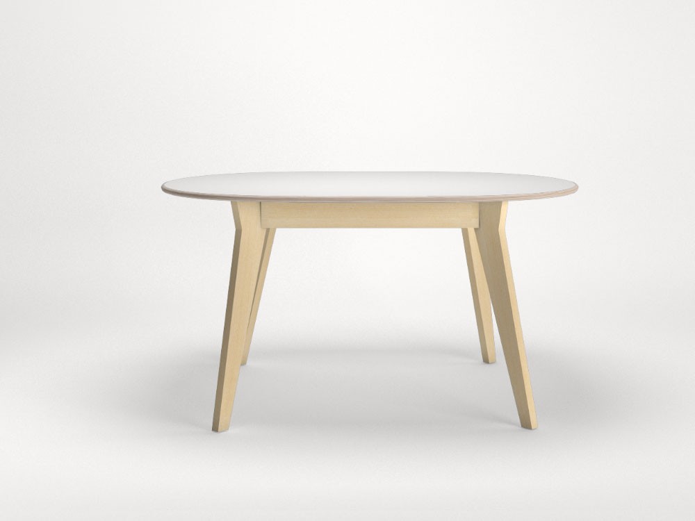 Mesa ovalada Mikado Laminada Ondarreta