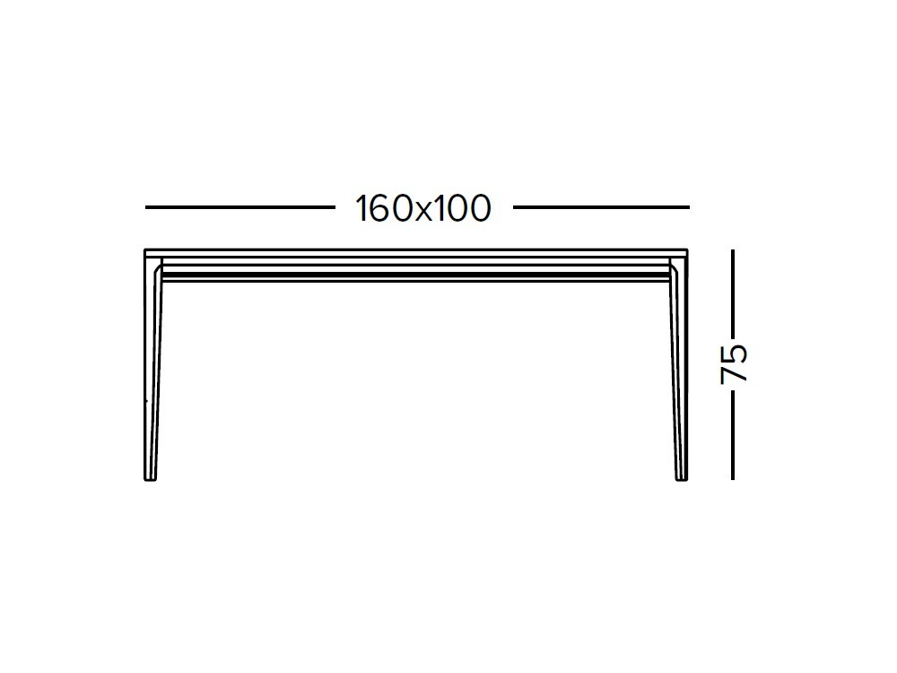 Mesa fija Nervio Roble de Doos - 4