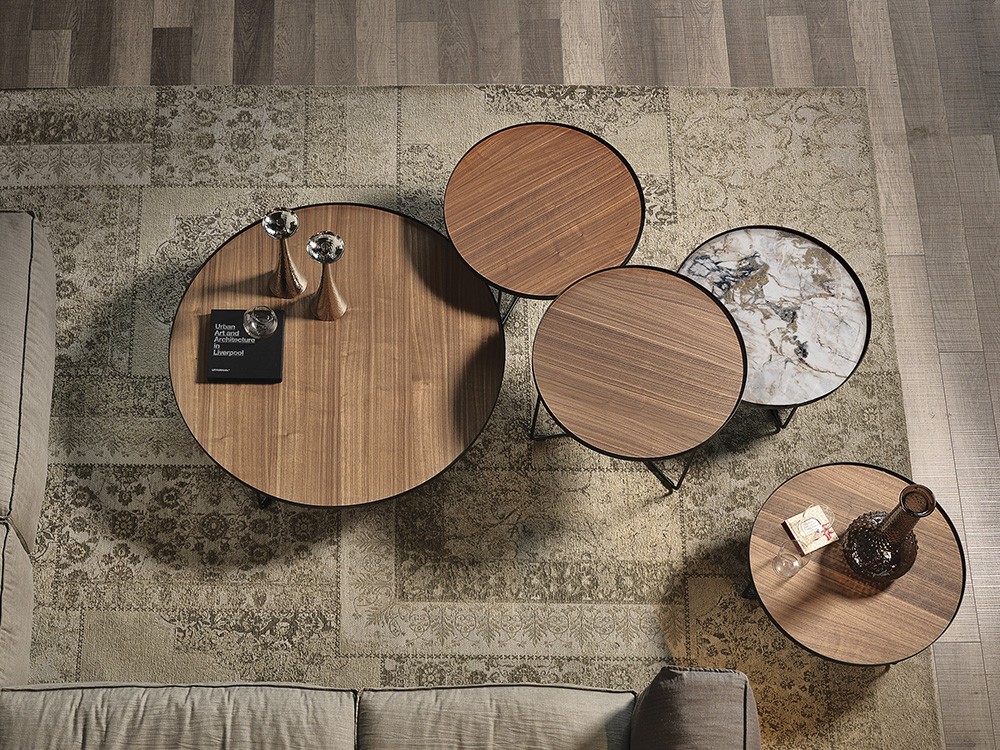 Mesa redonda de centro Billy Wood Cattelan Italia