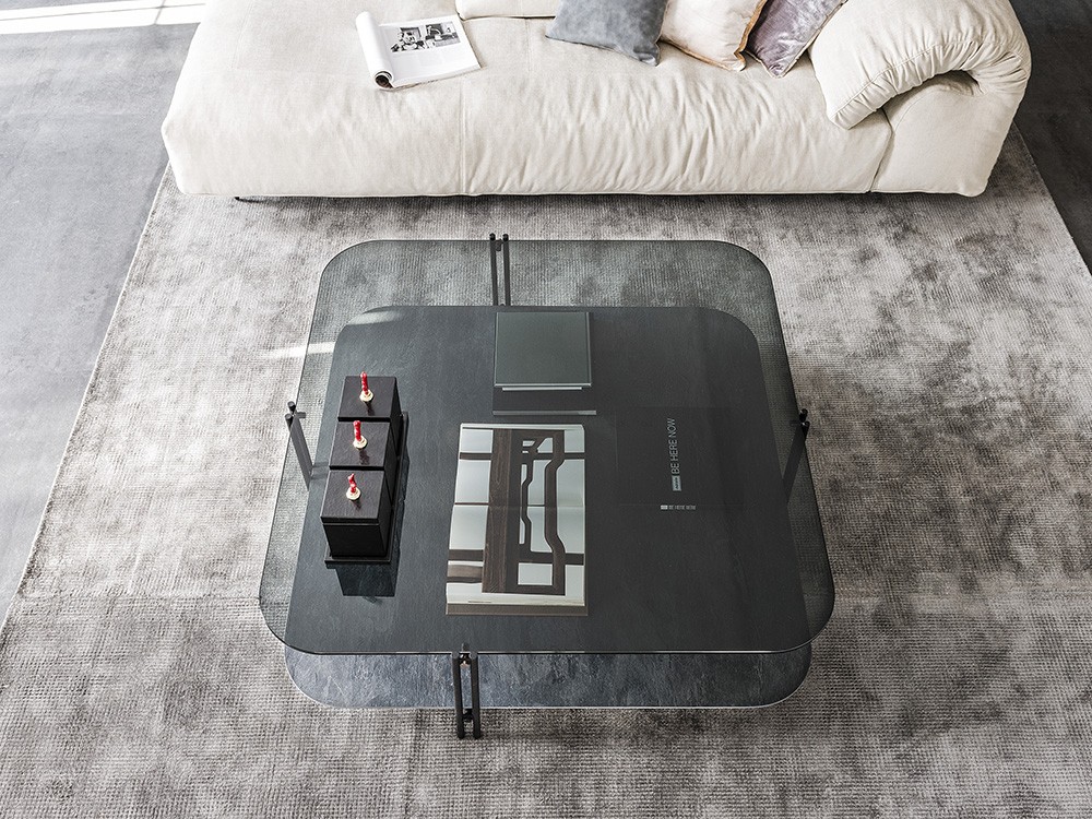 Mesa de centro cuadrada Biplane Cattelan Italia - 1