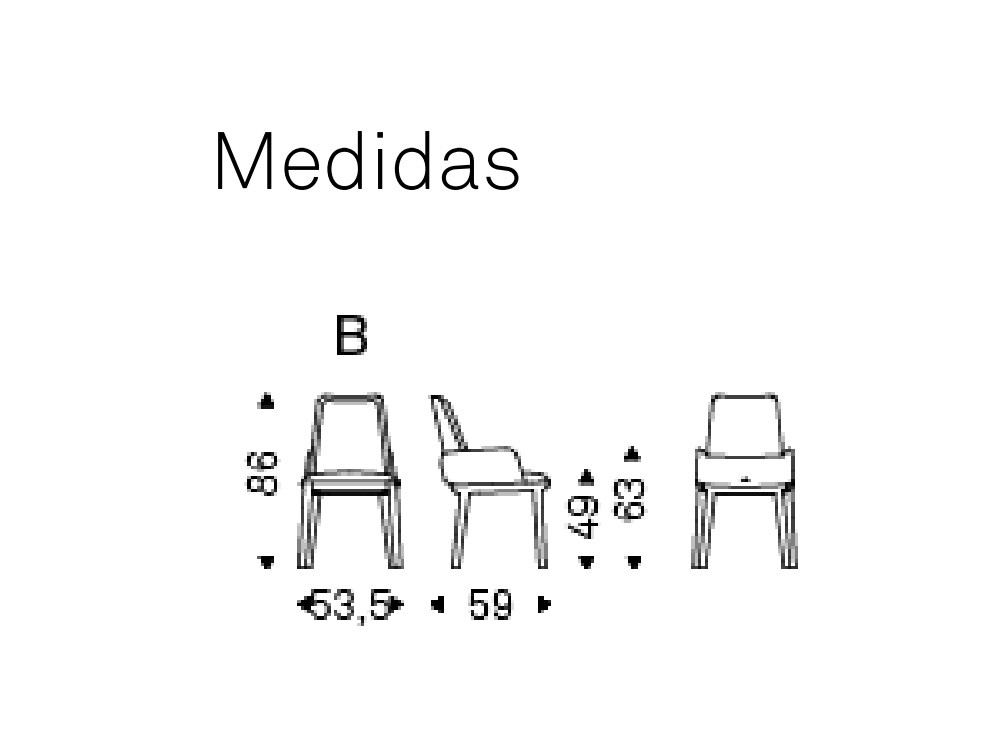 Silla con o sin brazos Belinda Cattelan Italia - 13