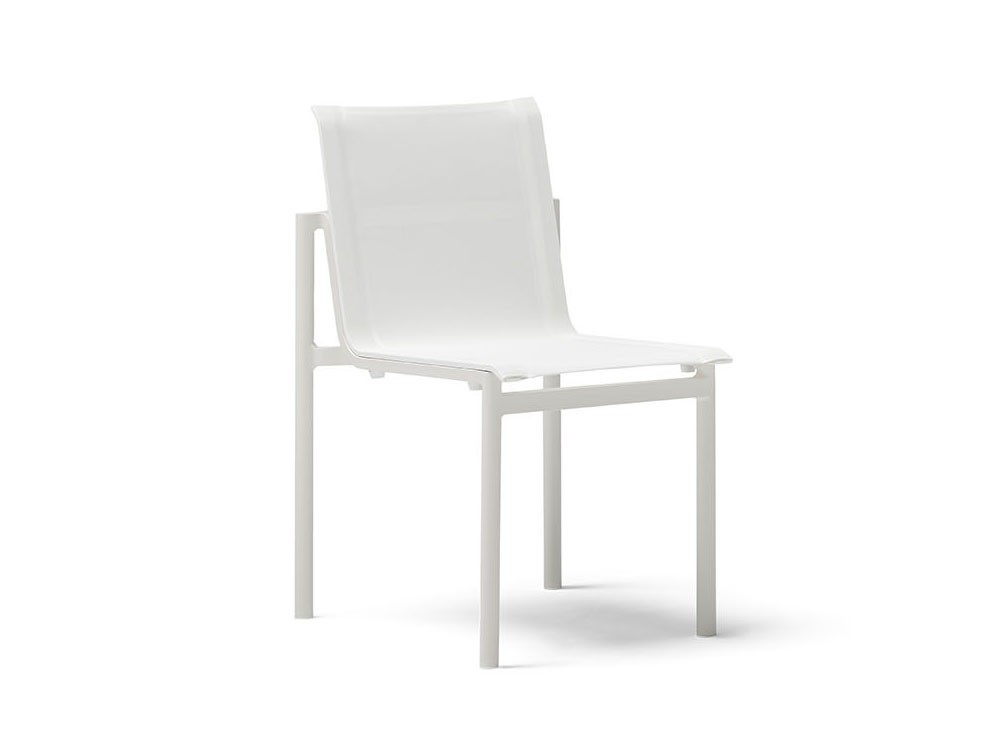 Silla para comedor exterior de aluminio y batyline Origin de Point - 3