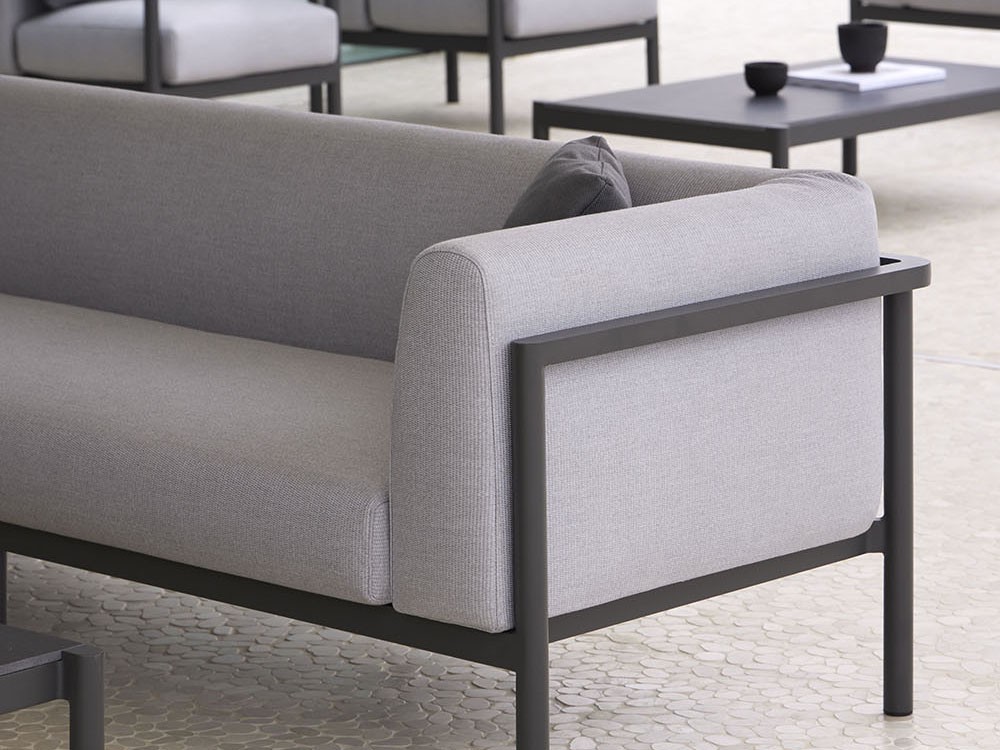 Sofá rinconera modular para exterior Origin de aluminio Point  - 7