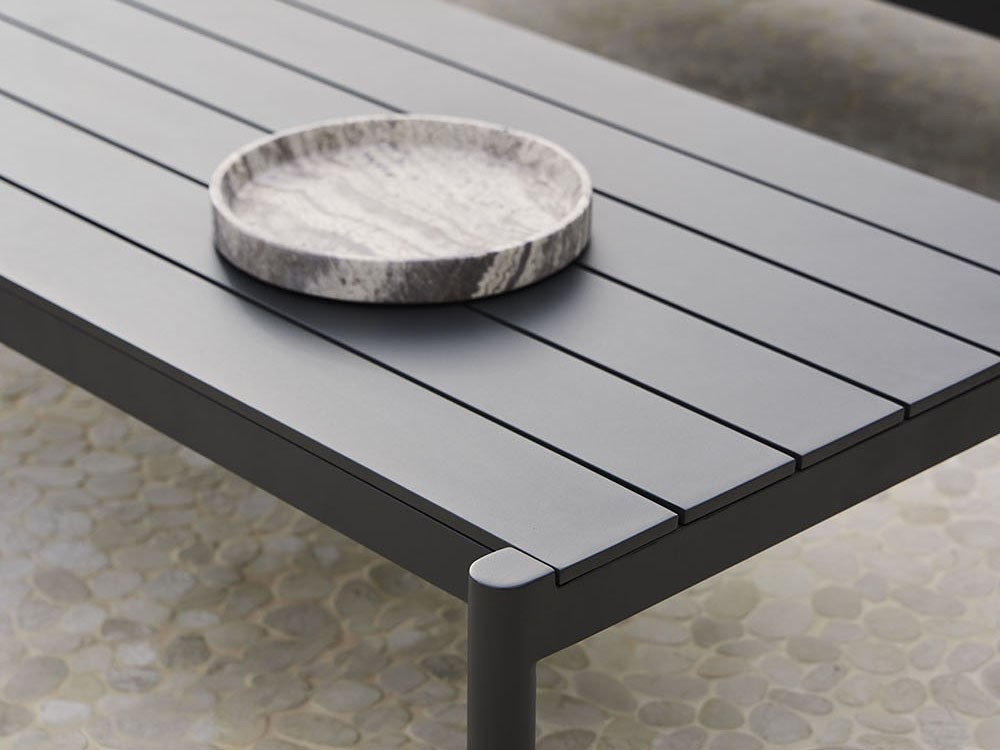 Mesa de centro de aluminio y compacto para salón exterior Origin de Point - 3